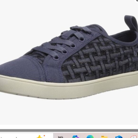 Koolaburra by UGG Women's W Kellen Low Lace Denim Sneaker - NIB - 11 - Picture 1 of 4